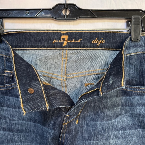 Seven 7 For All Mankind Dojo Flare Wide-Leg Jeans - Size 29 - Picture 7 of 11